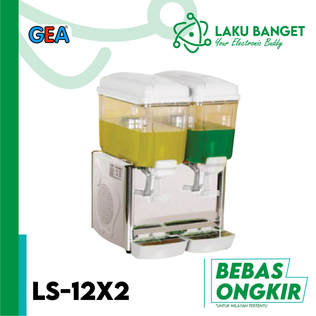 Jual Gea Juice Dispenser Ls 12x2 Dispenser Jus Minuman 2 Slot