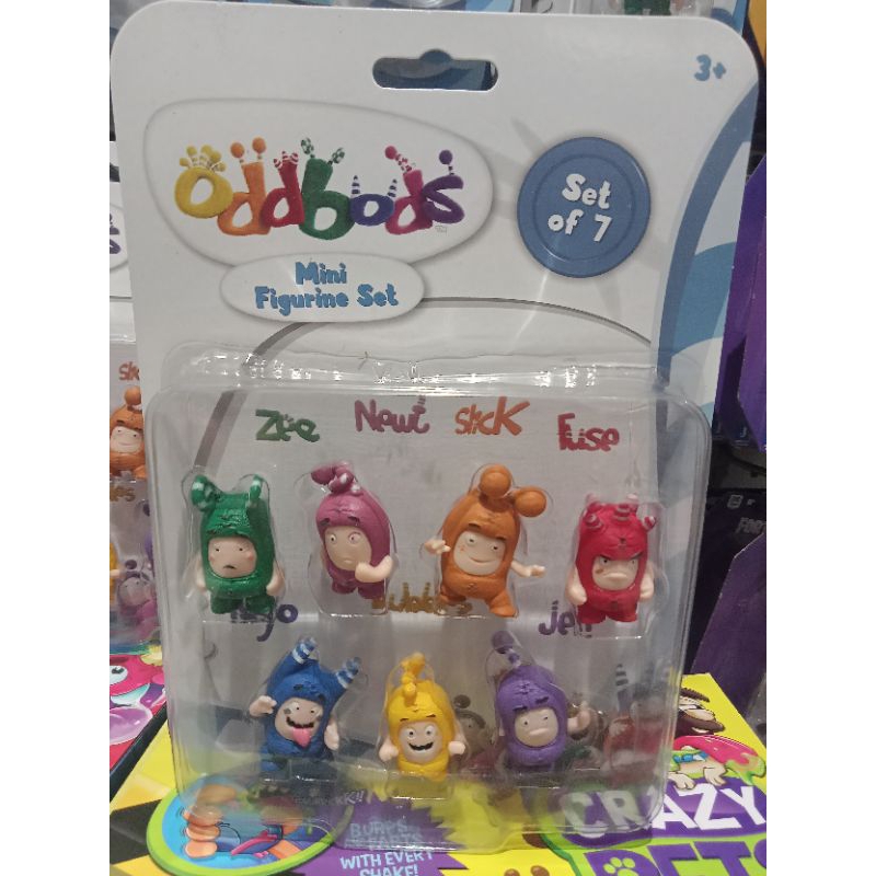 Jual Oddbods Mini Figure Set Original 