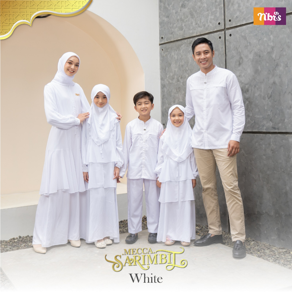 Jual Sarimbit Mecca White Sarimbit Nibras Terbaru Shopee Indonesia