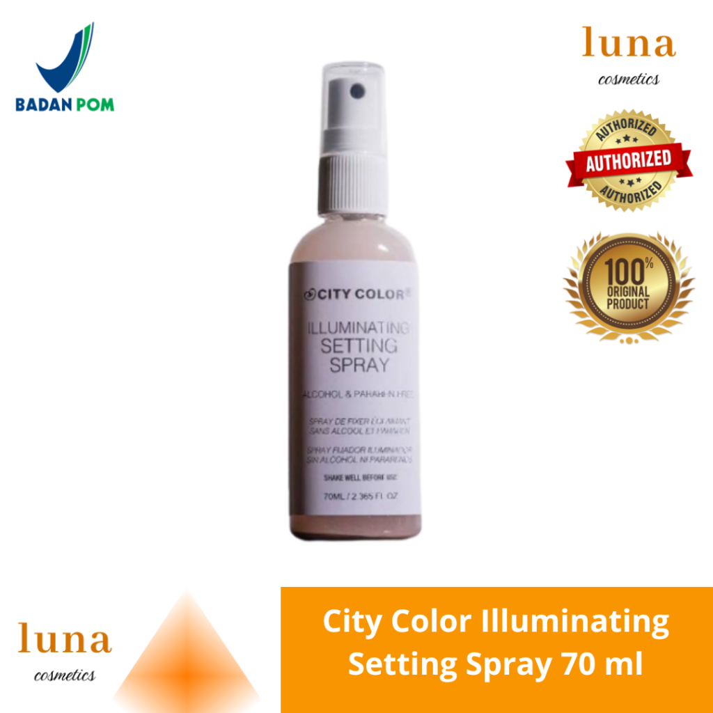 Jual City Color Illuminating Setting Spray 70 ml | Shopee Indonesia