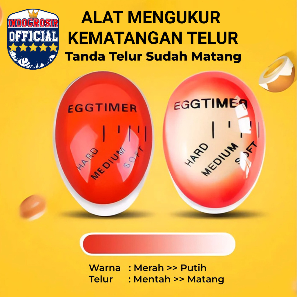 Jual Alpha Egg Timer Alat Pengukur Kematangan Telur Rebus Kitchen Unik