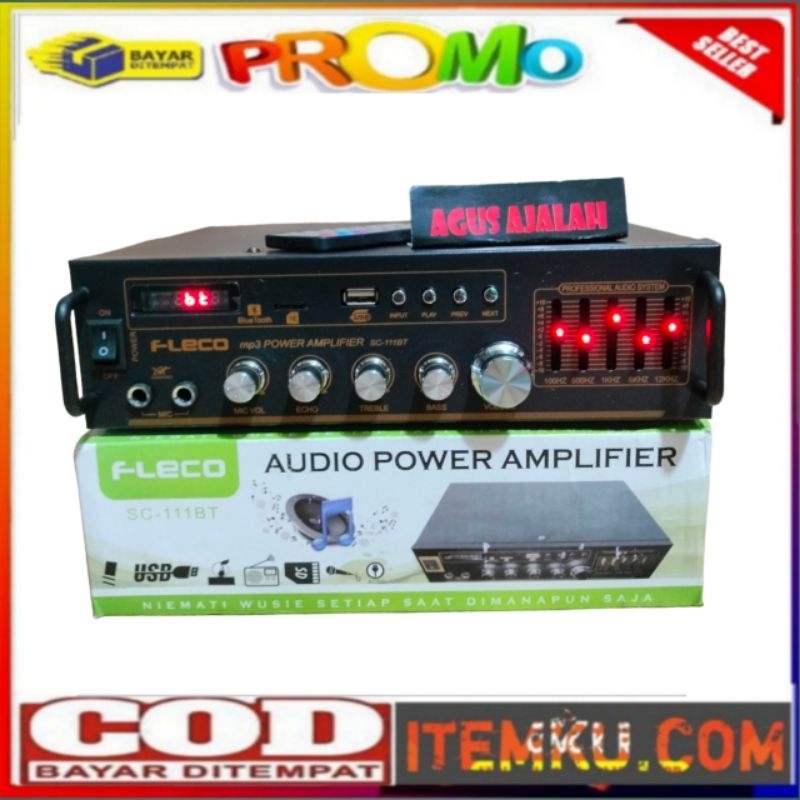 Jual POWER AMPLIFIER EQ FLECO SC-111BT 900WATT ECHO /// AUDIO POWER ...