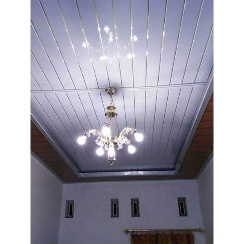 Jual PLAFON PVC PUTIH POLOS PANJANG 3 METER HARGA PER LEMBAR | Shopee ...