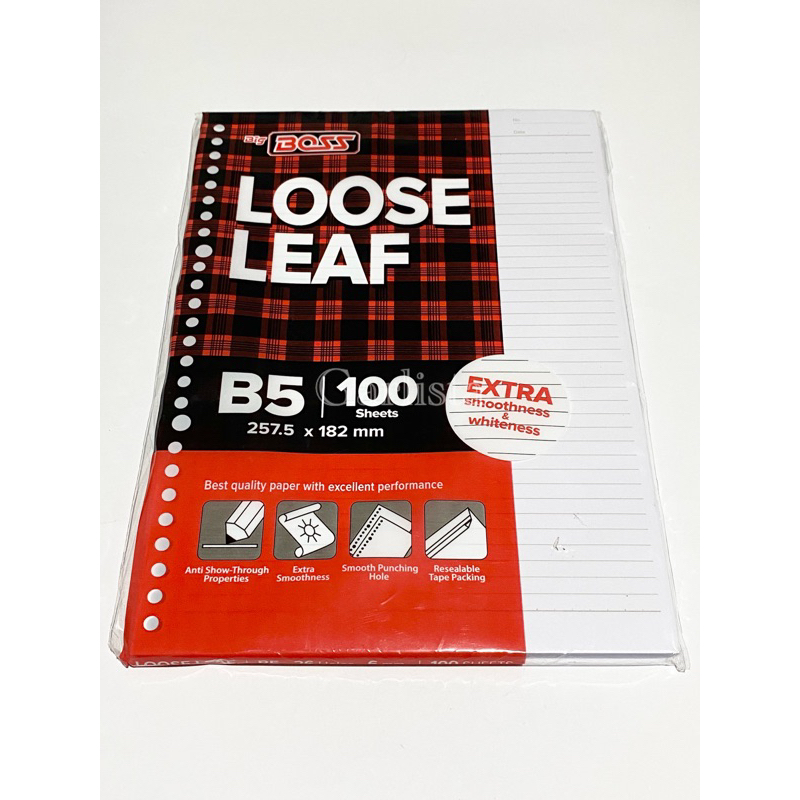 Jual Kertas Isi Binder B Isi Lembar Loose Leaf B Isi Lembar