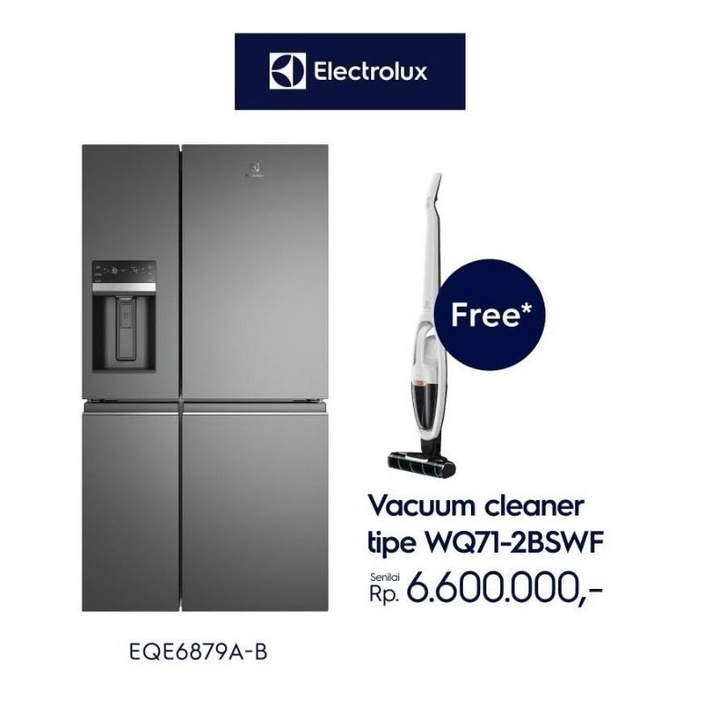 Jual ELECTROLUX EQE6879A-B KULKAS SIDE BY SIDE MULTI DOOR 4 PINTU 609L ...