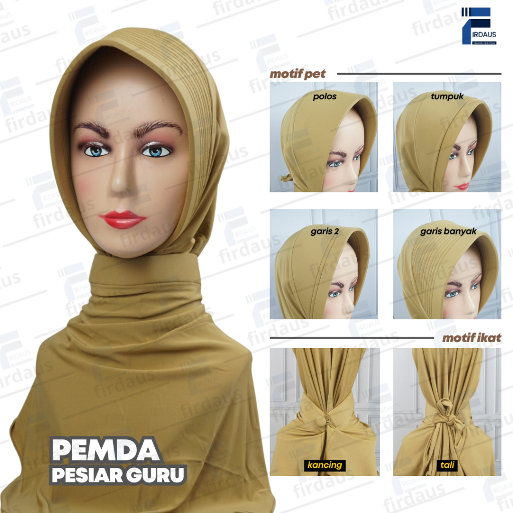 Jual Jilbab Dinas Satpol Pp Perawat Bidan Premium Kejaksaan Satpol