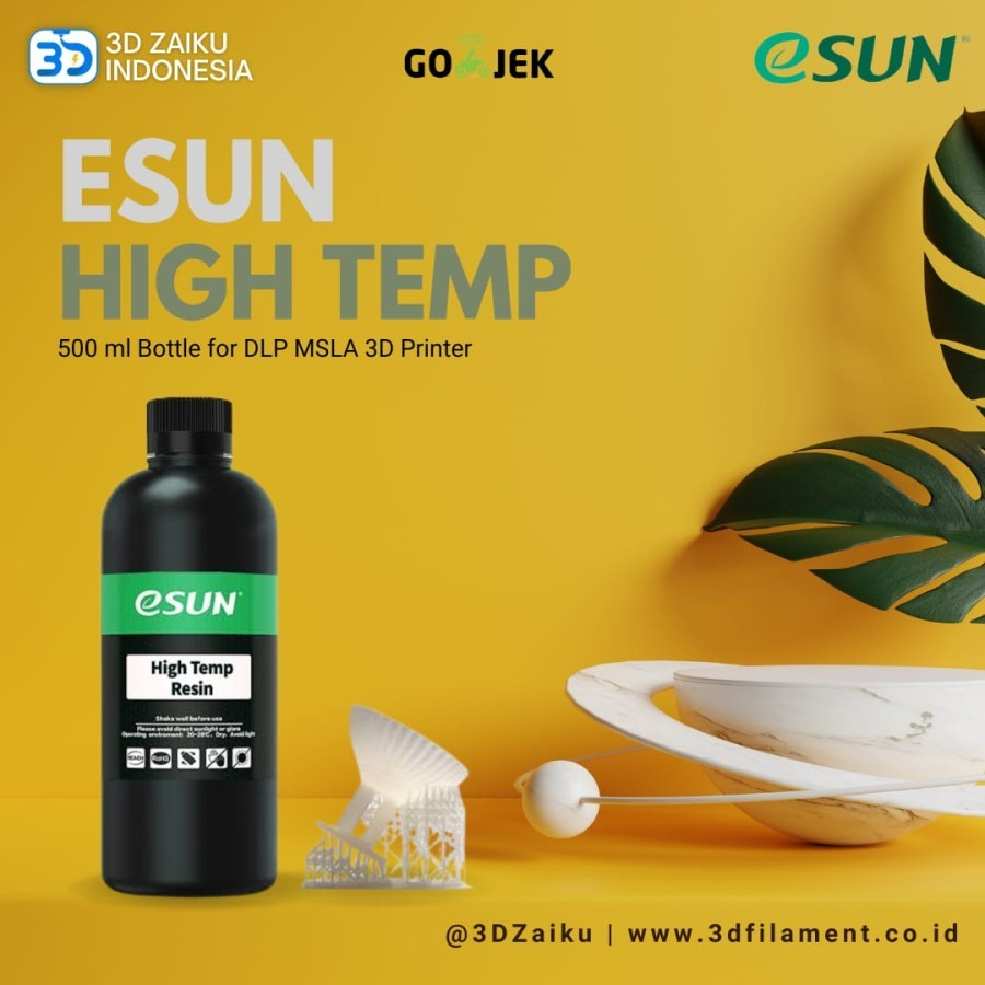 Jual eSUN HIGH TEMP RESIN 500 ML Bottle for DLP MSLA 3D Printer ...