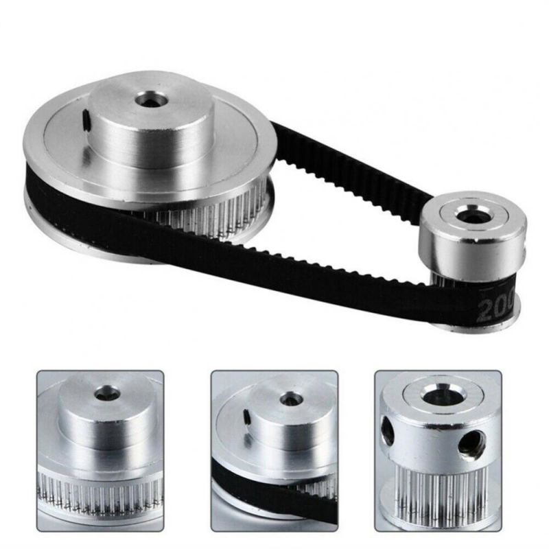 Jual Close Loop 2GT Pulley Timing Belt GT2 Timing Pulley Teeth 60 Gigi ...