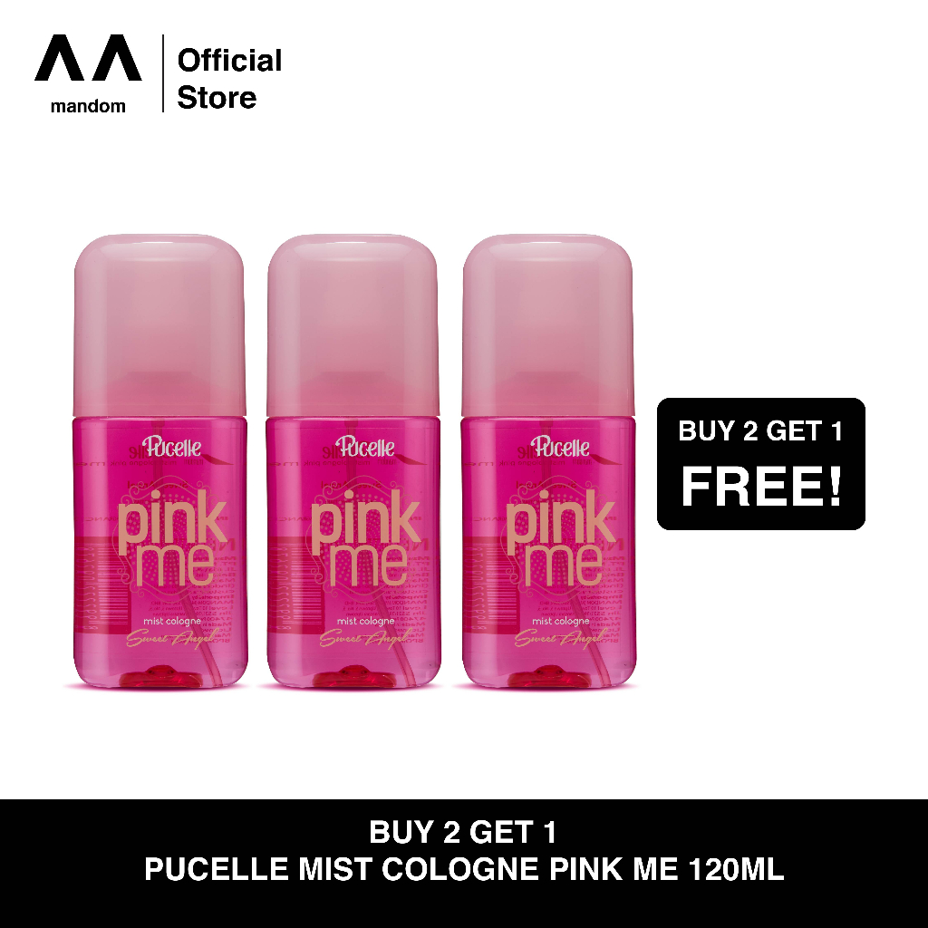 Jual PUCELLE Mist Cologne Pink Me 120ml BUY 2 GET 1 | Shopee Indonesia
