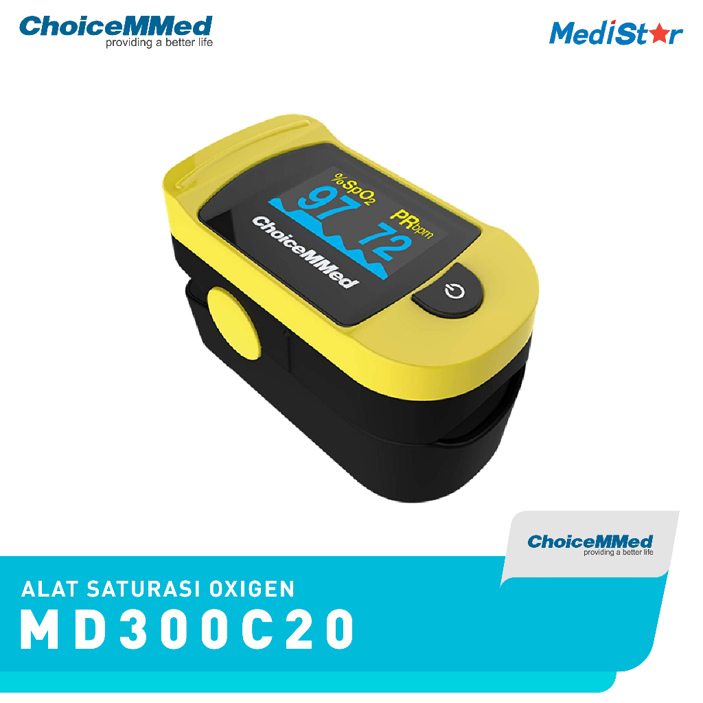 Jual CHOICEMMED Pulse Oximeter MD300C20 Shopee Indonesia