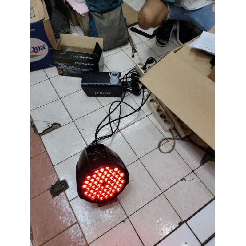 Jual Lampu Par 54 LED full color 4 Line | Shopee Indonesia