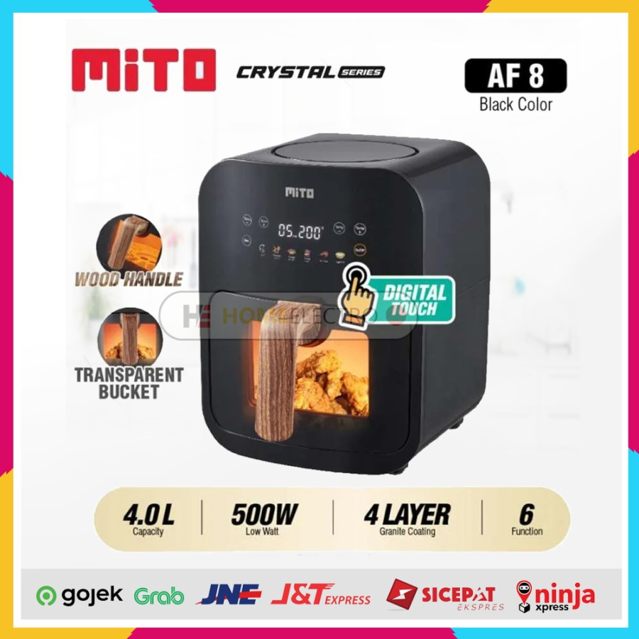 Jual Mito Air Fryer Af8 Crystal Series 4l Shopee Indonesia