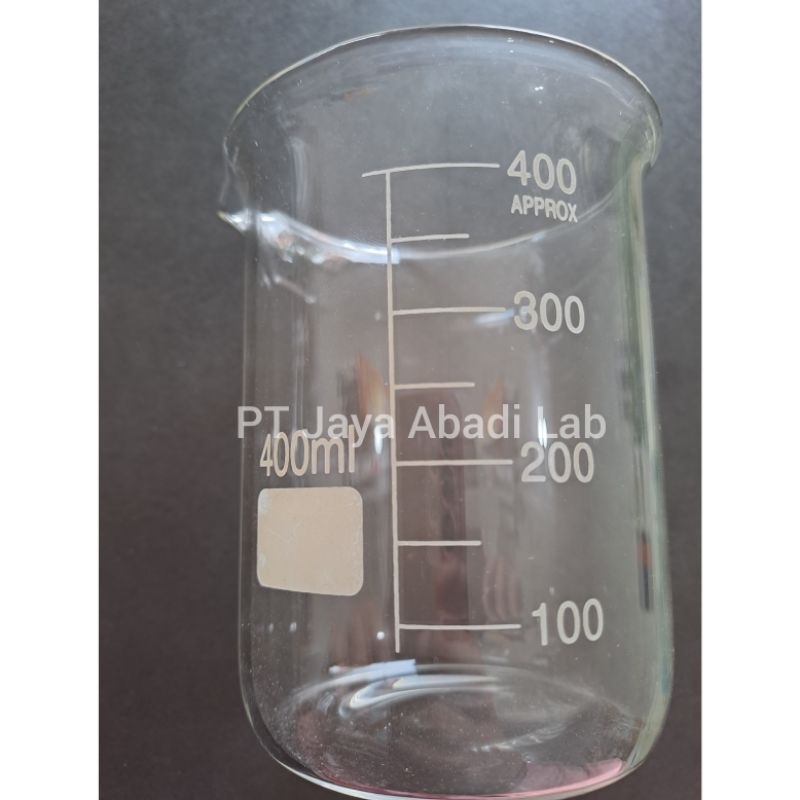 Jual Beaker Glass 400 Ml Kaca Low Form Gelas Kimia 400ml Gelas Ukur Kaca Shopee Indonesia 1703