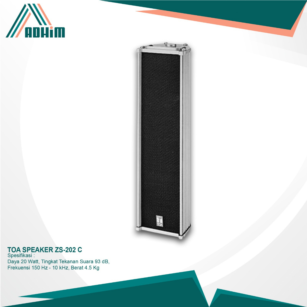 Jual Toa Column Speaker Model ZS 202C TOA Speaker Kolom Garansi Resmi