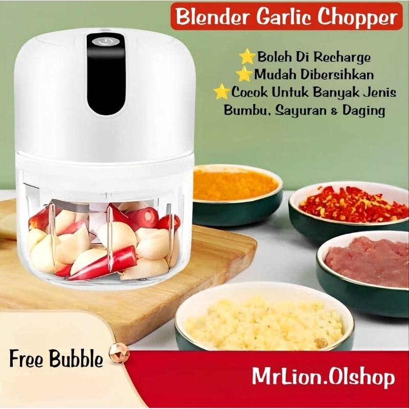 Jual USB Mini Chopper - USB Mini Food Processor⭐ Mrlion ⭐ | Shopee ...