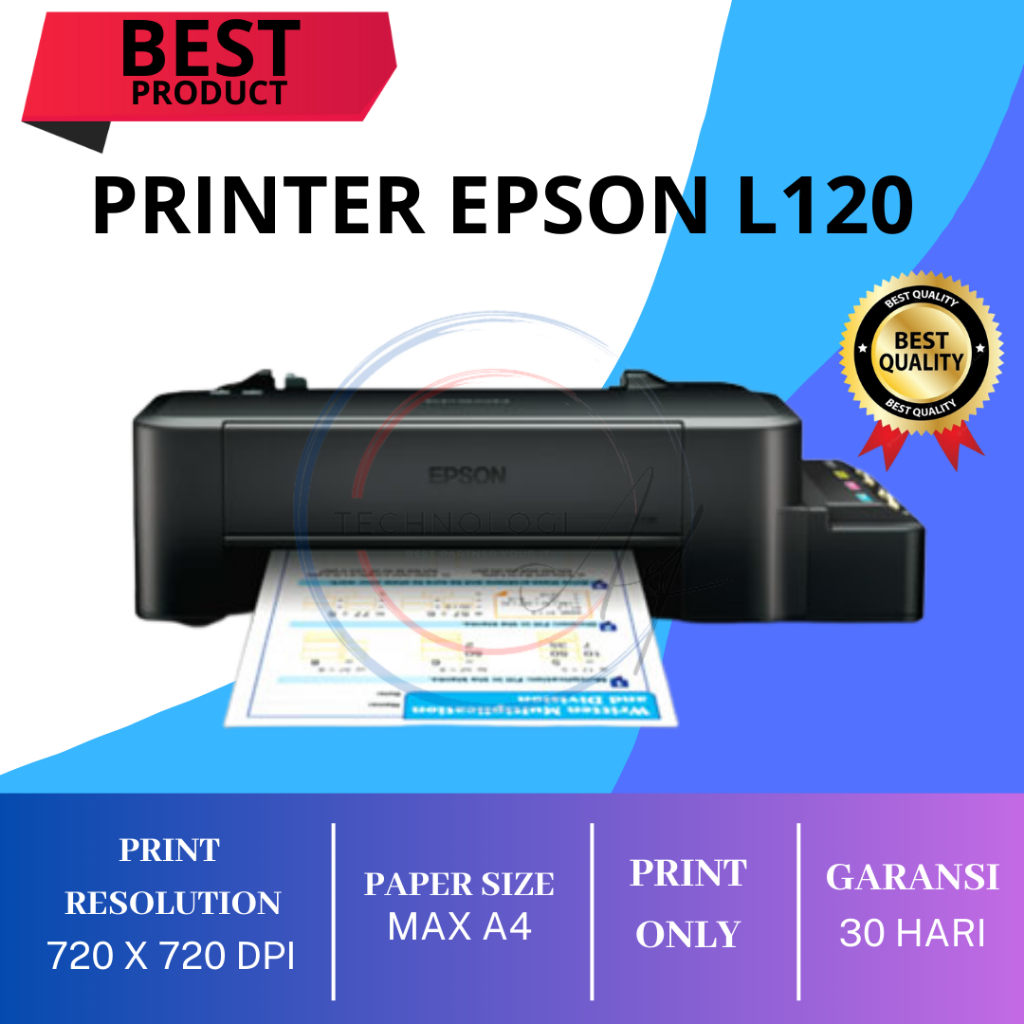 Jual Printer Epson L120 Print Only Printer Epson Shopee Indonesia
