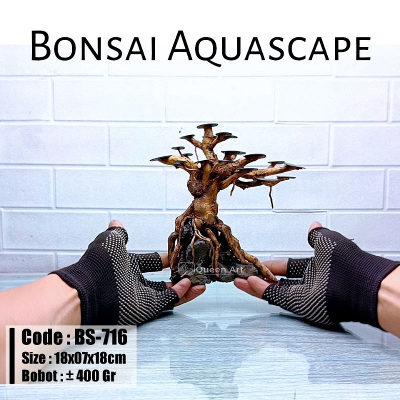 Jual Bonsai Aquascape Akar Senggani Hiasan Aquarium 2 Shopee