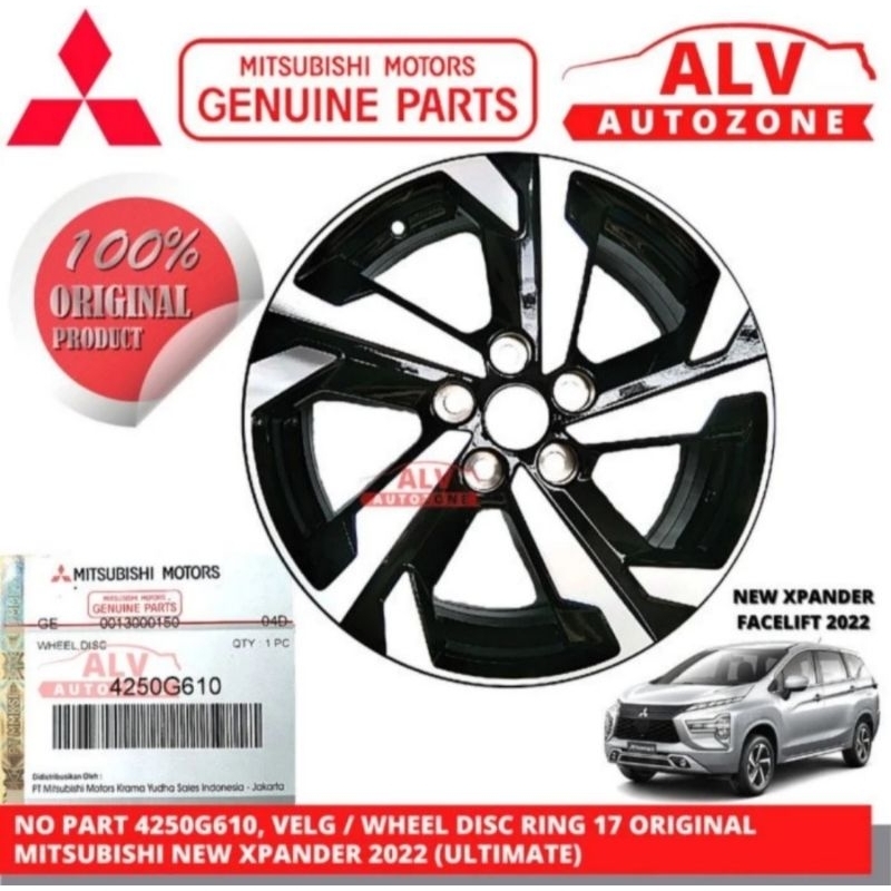 Jual VELG / WHEEL DISC RING 17 ORIGINAL MITSUBISHI NEW XPANDER ULTIMATE