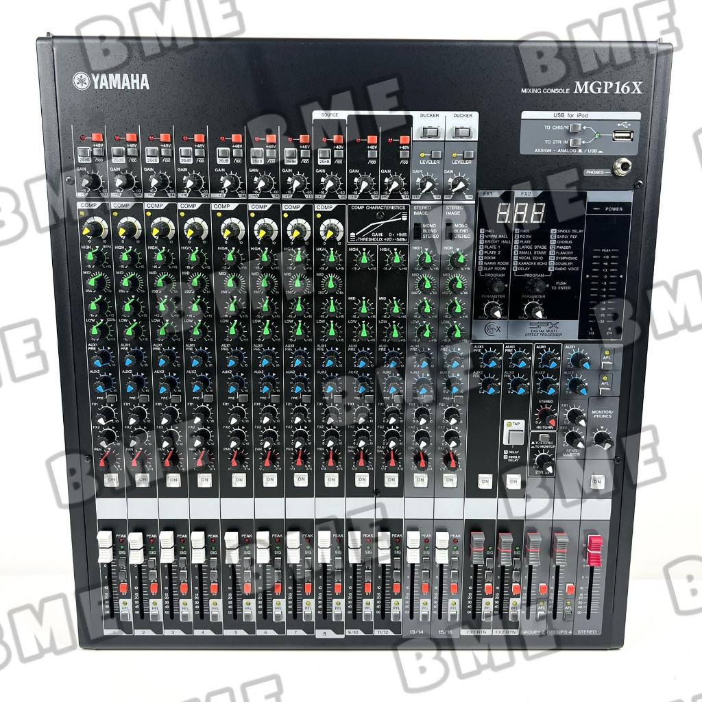Jual mixer yamaha mgp 16x/mgp16x/mgp 16 x ( 16 channel ) GRADE A