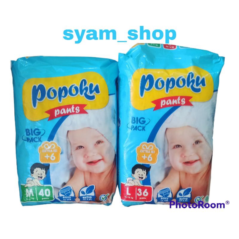 Jual Popoku Pants Popok Bayi Celana M46, L42 | Shopee Indonesia