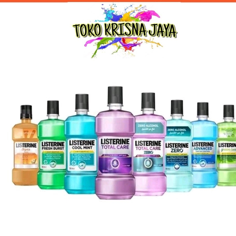 Jual LISTERINE ANTISEPTIC MOUTHWASH COOL MINT SIWAK GREEN TEA