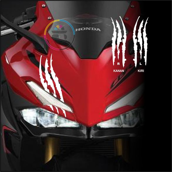 Jual Stiker cakar variasi lampu dan body motor | Shopee Indonesia