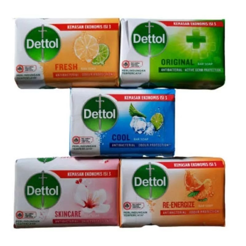 PROMO MURAH DETTOL SABUN BATANG 60gr 10pcs (RANDOM)