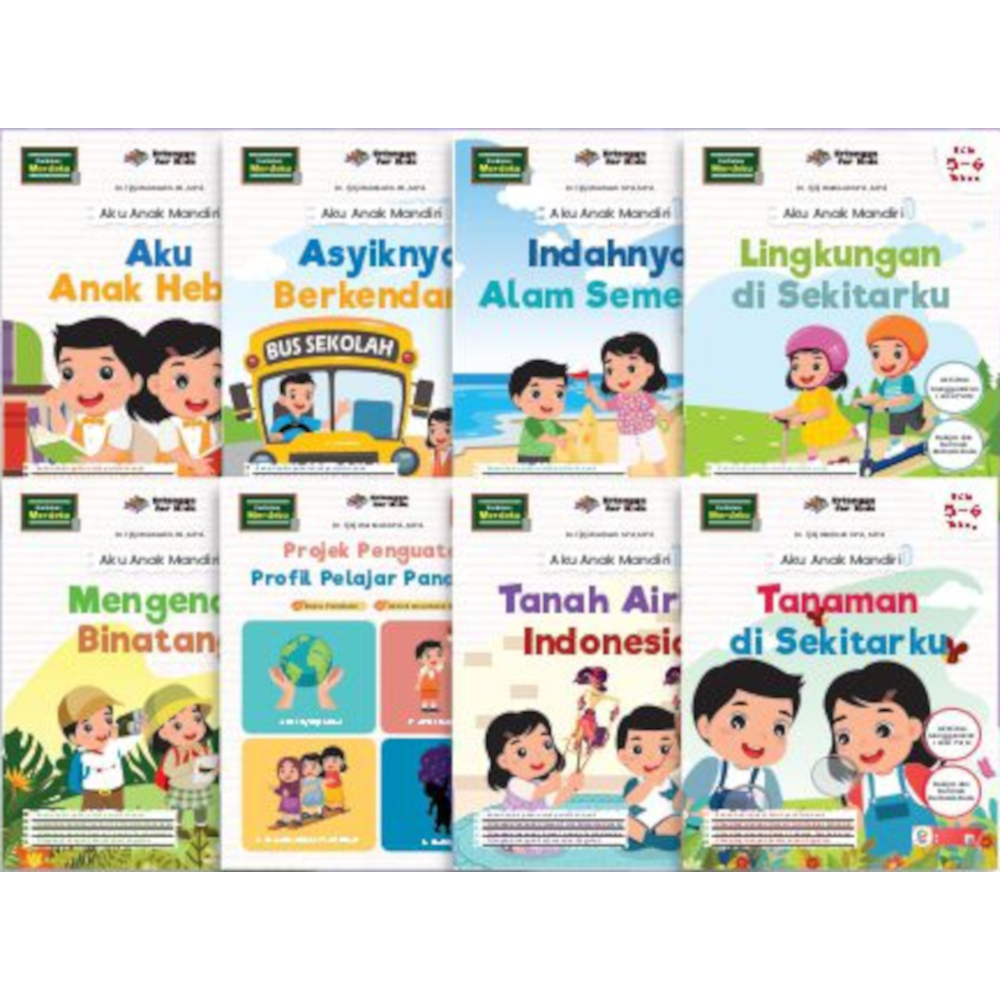 Jual Buku PAUD / TK PAKET AKU ANAK MANDIRI 5 - 6 Tahun Kurikulum ...