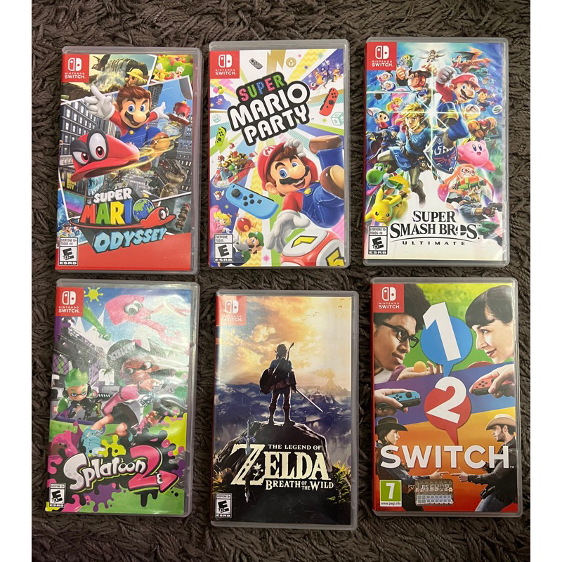 Jual Pre Owned Kaset Nintendo Switch Super Smash Bros, Super Mario ...