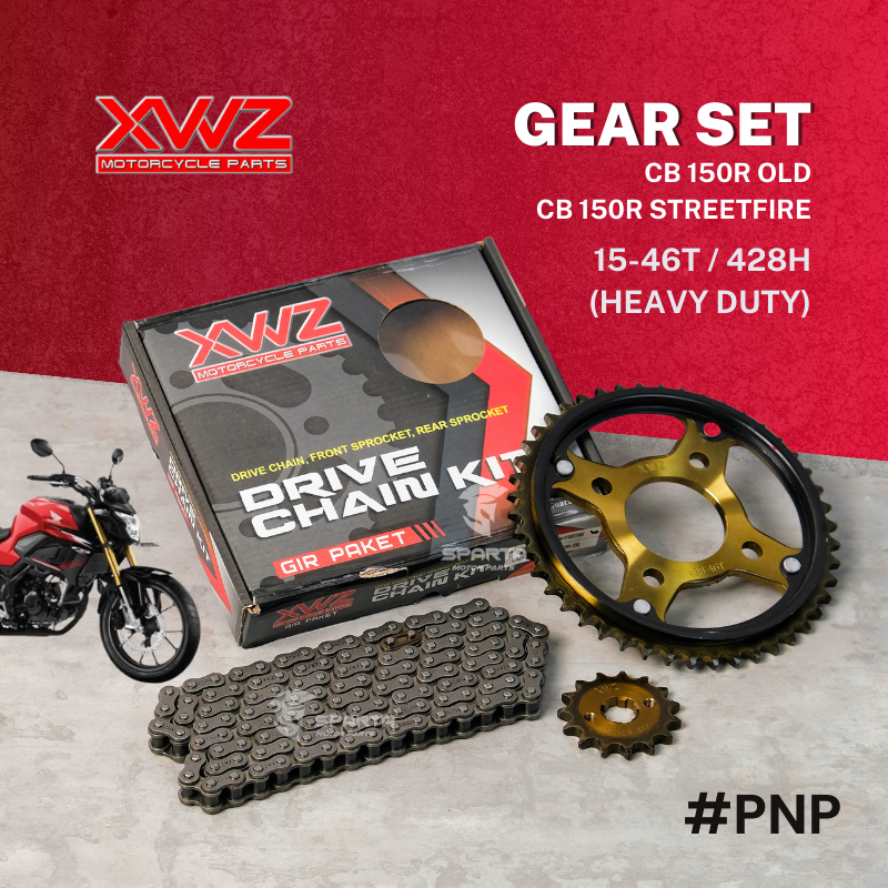 Jual GEAR GIR SET GIR PAKET CB 150R OLD CB150R STREETFIRE NEW LED 428H XWZ Shopee Indonesia