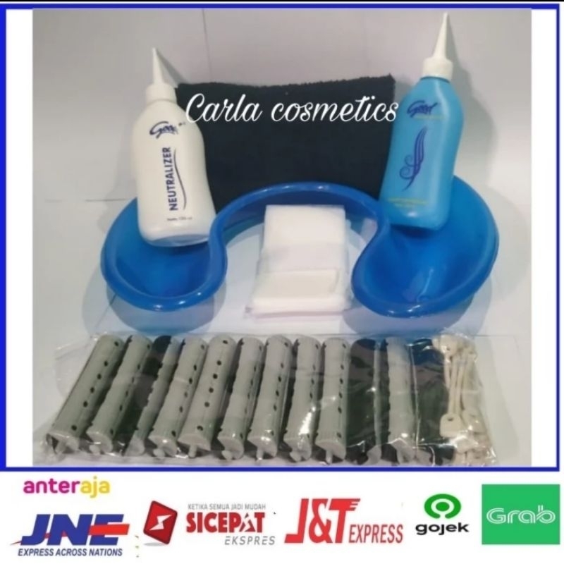 Jual paket lengkap alat keriting rambut obat keriting rambut good ...