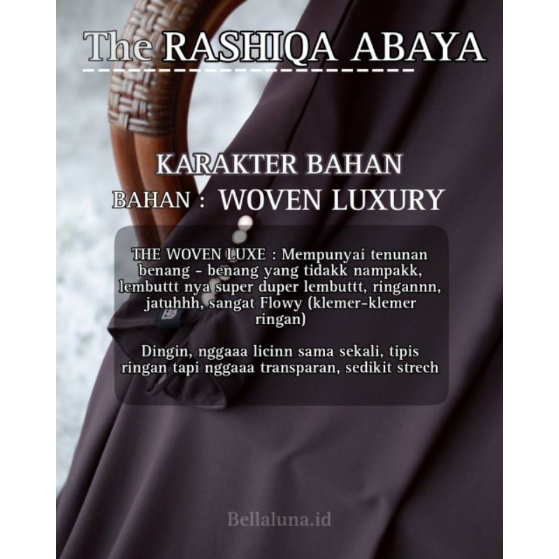 Jual RASHIQA ABAYA BELLALUNA | Shopee Indonesia