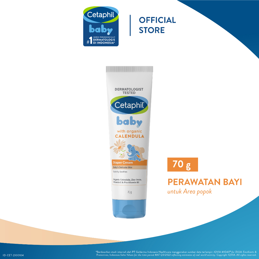 Jual Cetaphil Baby Diaper Calendula 70g Dengan kandungan Calendula