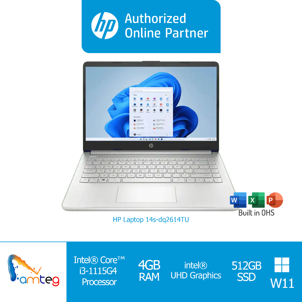 Jual Hp Laptop 14s Dq2614tu I3 1115g4 4gb 512gb Ssd Win11 Ohs 2021 669f1pa Shopee 4704