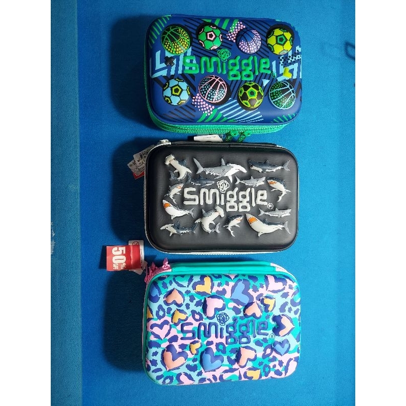 Jual Smiggle Pencil Case Hardtop Double Zip Tempat Pensil | Shopee ...