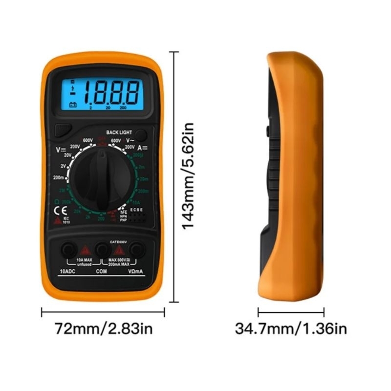 Jual Alat ukur digital instrument parameter listrik hambatan ohm volt ...