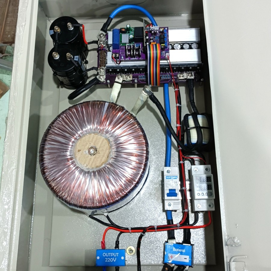 Jual box panel 5000W PLTS Ultimate MPPT 120A inverter PSW with ATS ...
