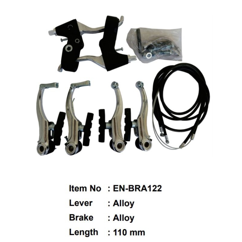 Jual rem sepeda mtb v brake set alloy eterna komplit depan belakang ...