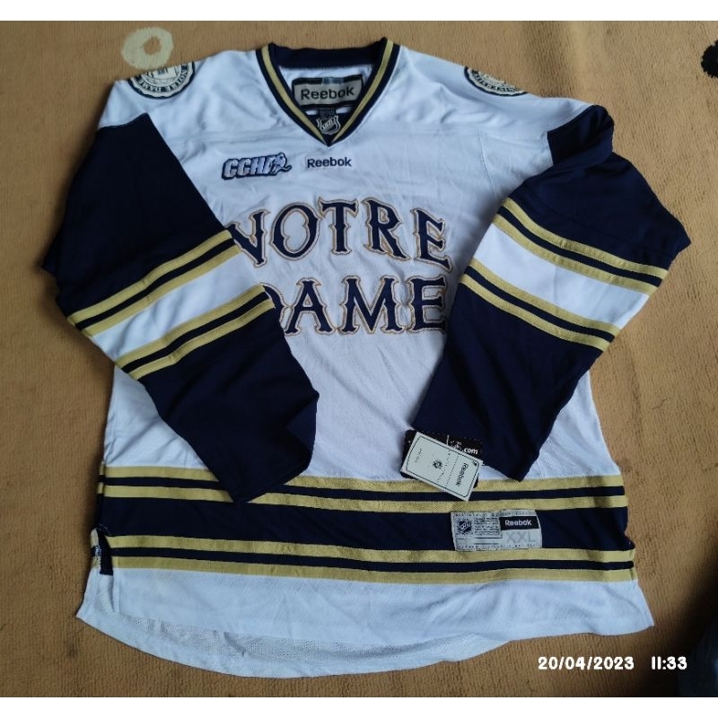 Maillot De Hockey Notre Dame Fighting Irish – Vert – Taille 58 (XL) – Occasion