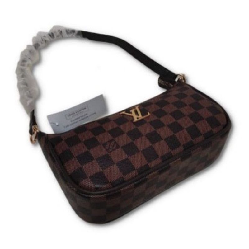 Louis Vuitton Kasai Clutch Damier Graphite in Toile Canvas/Leather with  Silver-tone - GB
