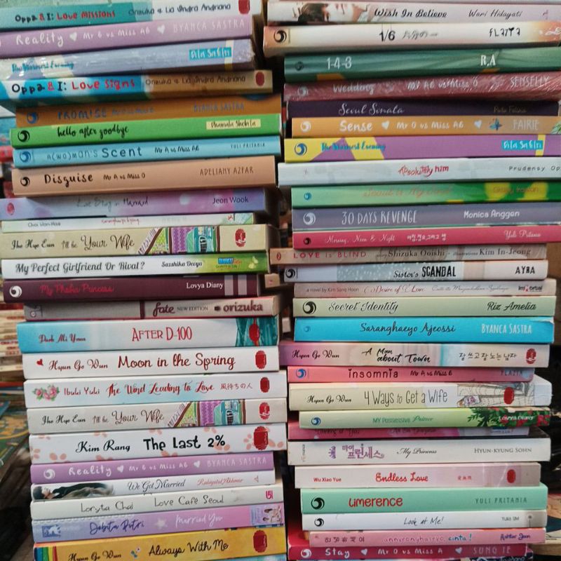 Jual buku novel korea dewasa dan remaja romantis korea romance original