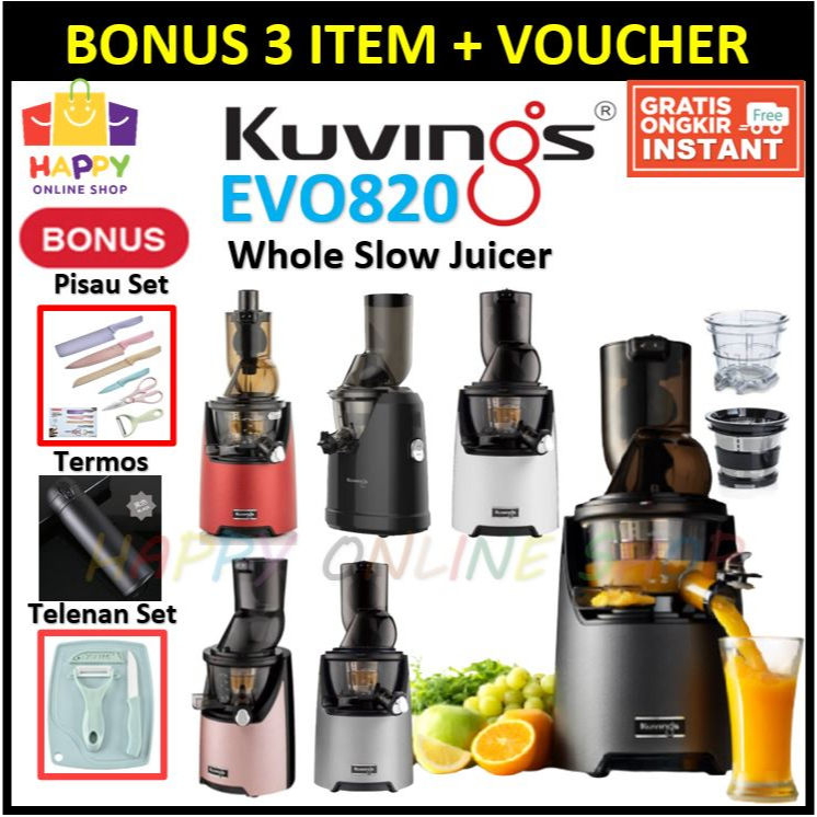 Jual Kuvings EVO820 Whole Slow Juicer Matt Kuvings EVO 820 Slow