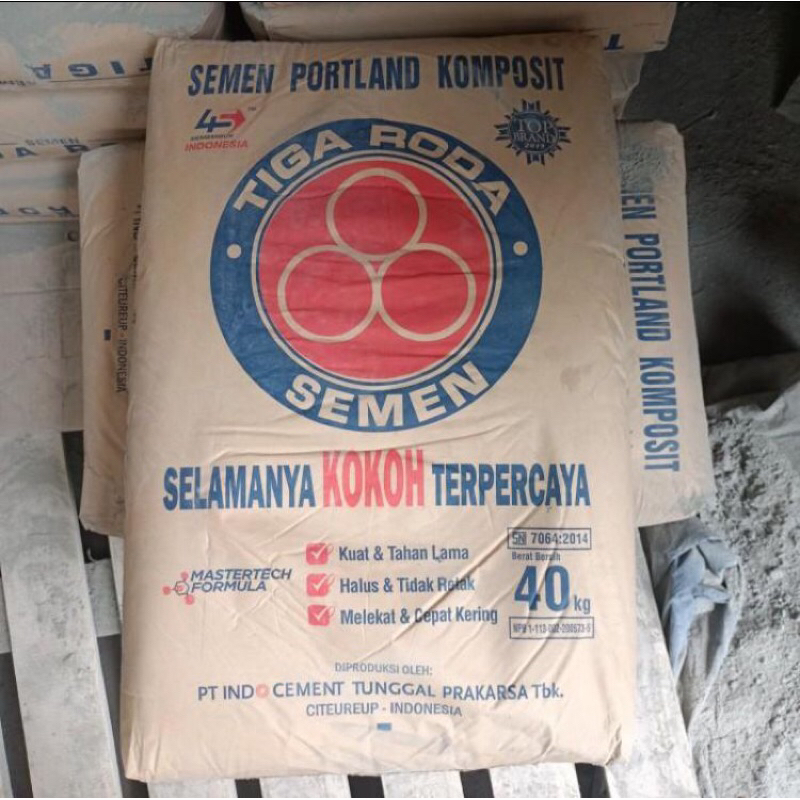 Jual Semen Tiga Roda 1 SAK 50Kg / Semen 3 Roda 1Sak / Semen Tiga Roda ...