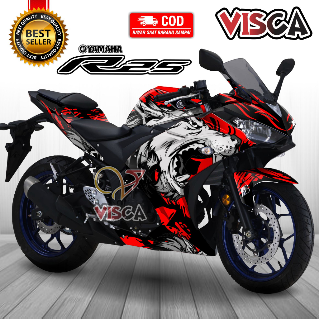 Jual Decal R25 Full Body Decal Yamaha R25 Old Stiker R25 Full Body ...