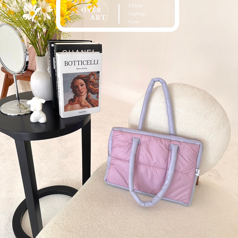 Jual Overart Pillow Laptop Sleeve with handle (Tas Laptop 13 14 inch) Shopee Indonesia