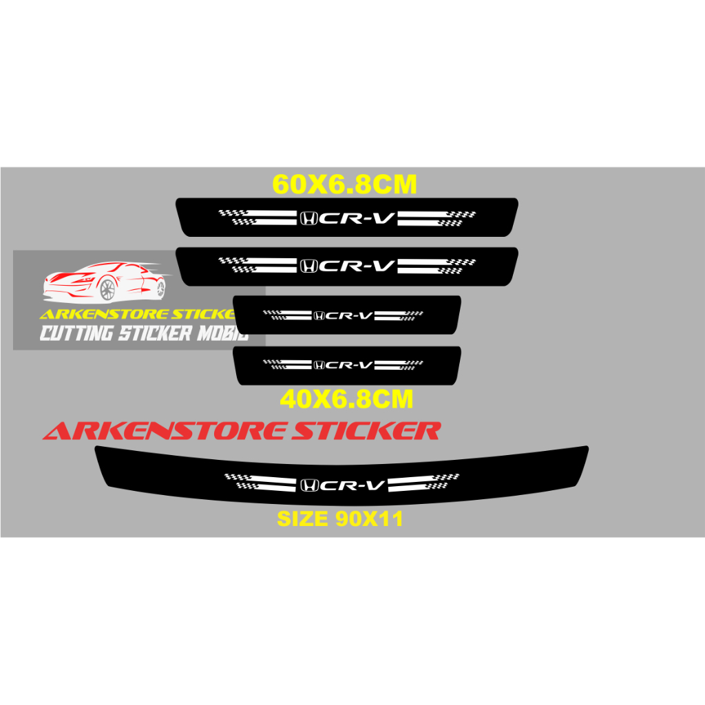 Jual Pcs Sticker Sill Plate Carbon D Mobil Cr V Sticker Karbon D