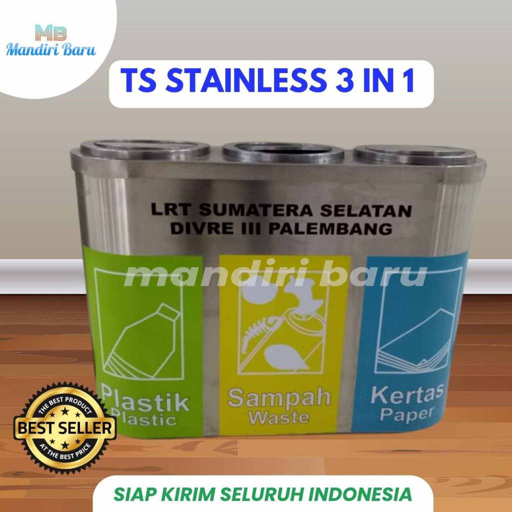 Jual Jual Tempat Sampah In Stainless Kapsul Kuat Berkualitas Free