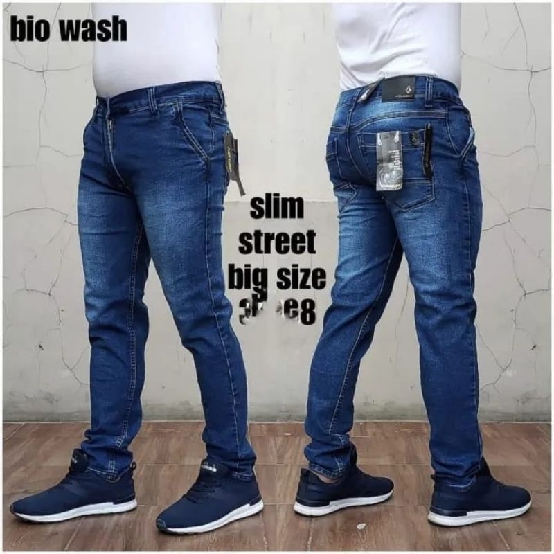 Jual Celana Panjang Jeans Pria Slimfit Melar / Celana Jeans Pria