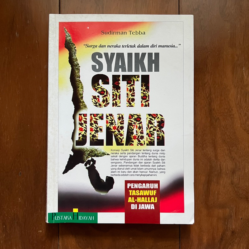 Jual Buku Syaikh Siti Jenar Sudirman Tebba Pengaruh Tasawuf Al Hallaj Jawa Shopee Indonesia 