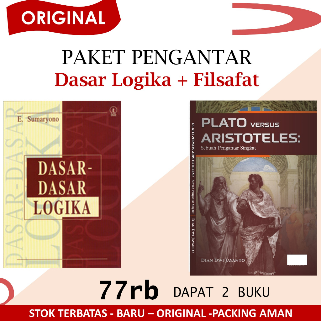 Jual Paket 2 Buku Pengantar - DASAR-DASAR LOGIKA E. Sumaryono ...